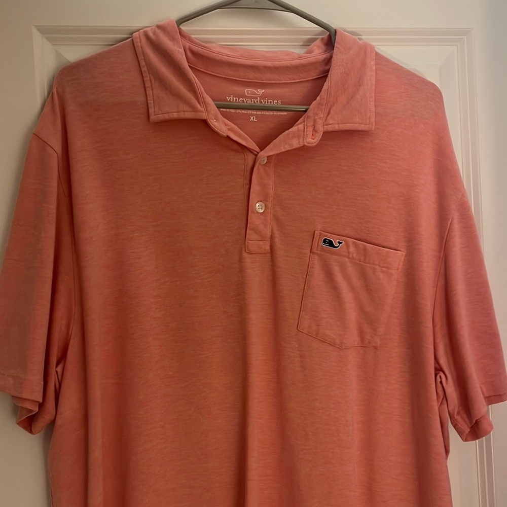 Vineyard Vines Edgartown Polo XL Pink